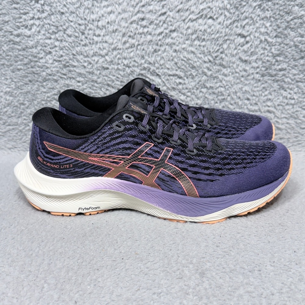 Asics Gel-Kayano Lite 3 Womens Size 10‎ Running Shoes Sneakers Dusty Purple